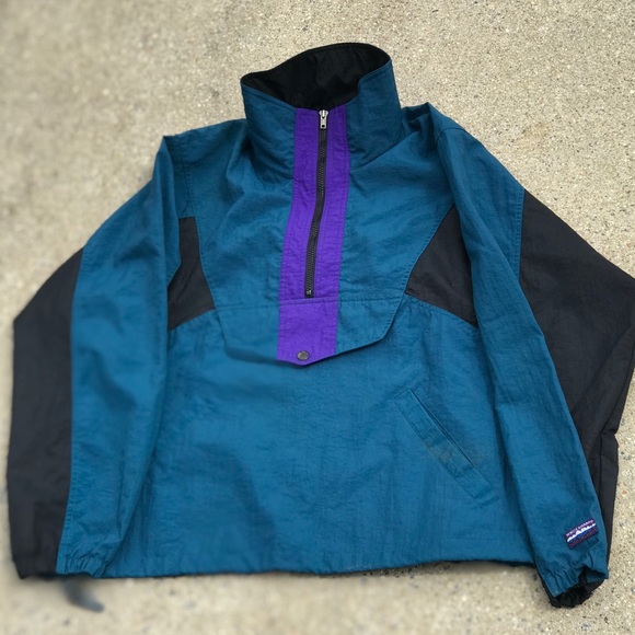 VINTAGE COLORBLOCK JACKET MEDIUM GREAT CONDITION - Picture 2 of 7